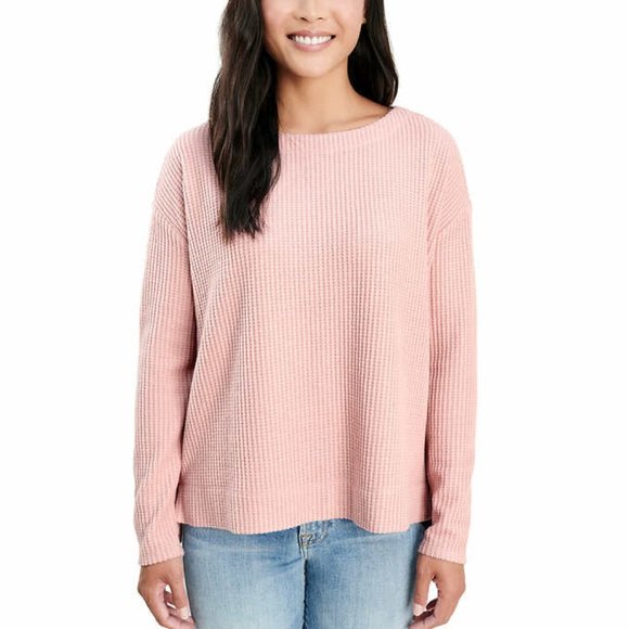 Splendid Light Blush Thermal Waffle Top Medium NWT - Picture 4 of 8